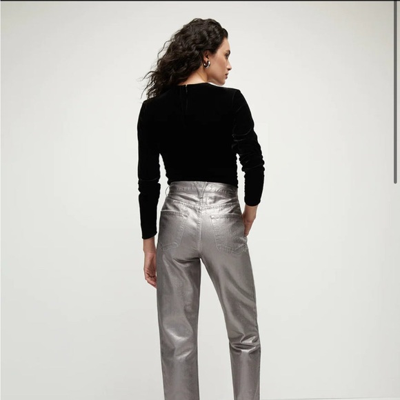 Veronica Beard Pelona Velvet Blouse NWT size 6 - Picture 11 of 11